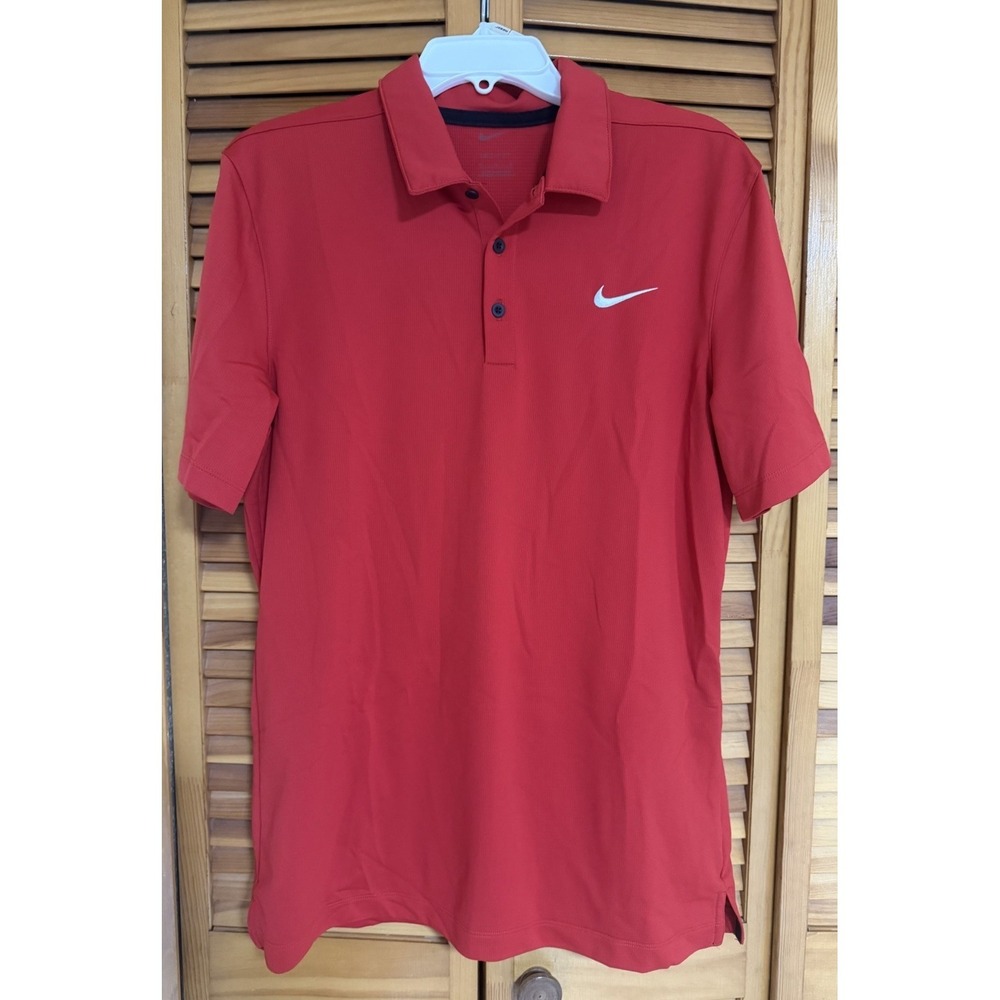 Nike Men's Football Sideline Dri-Fit Polo CT4581-657 Red Performance Medium